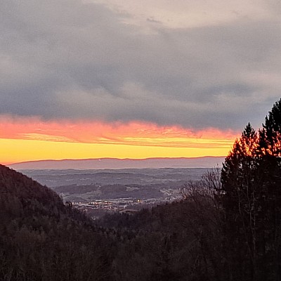 Ausblick zur Stadt Weiz