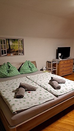 2 Bett Zimmer mit Schlafsofa