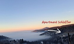 Im Tal Nebel, bei uns schön !